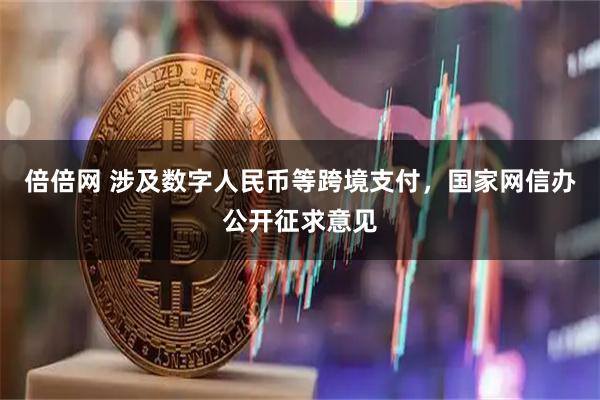 倍倍网 涉及数字人民币等跨境支付，国家网信办公开征求意见