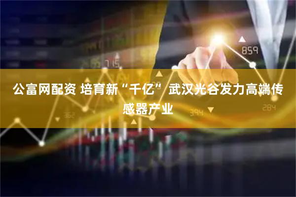 公富网配资 培育新“千亿” 武汉光谷发力高端传感器产业