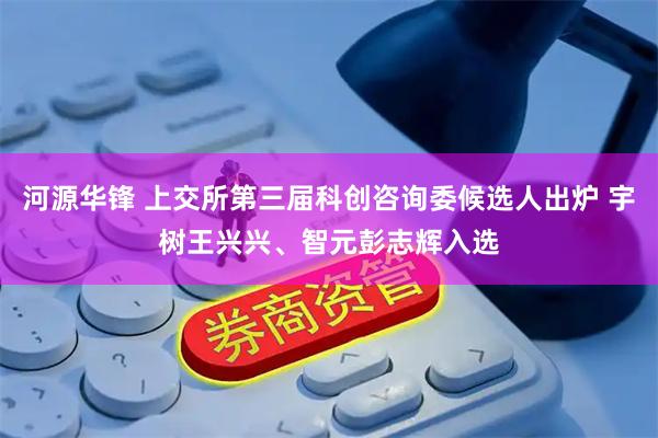河源华锋 上交所第三届科创咨询委候选人出炉 宇树王兴兴、智元彭志辉入选