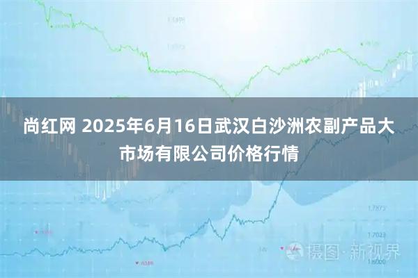尚红网 2025年6月16日武汉白沙洲农副产品大市场有限公司价格行情